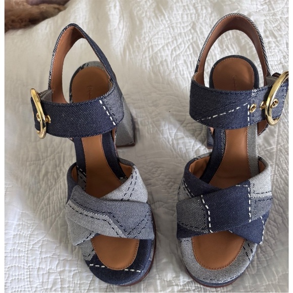 See By Chloe Joei Patchwork Denim
Platform Heels size 39 - Picture 2 of 8